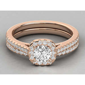 Anillo Solitario de Oro de 9K para Mujer con Diamante Cultivado en Laboratorio, Elegante y Lujoso - Product Image 6