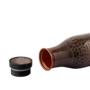 Botella de agua de cobre de diseño martillado antiguo, caja de regalo perfecta, accesorios para bebidas disponibles, antibacteriano disponible para la venta - Product Image 5