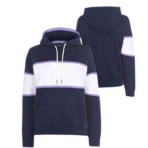 เสื้อฮู้ดสวมหัวสำหรับผู้หญิงเสื้อมีฮู้ดผ้าโพลีเอสเตอร์ระบายอากาศแขนยาวผ้าฟลีซแขนสั้นปักสำหรับฤดูใบไม้ร่วง - Product Image 4