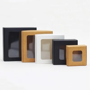 Ba lựa chọn màu sắc tái sử dụng Matt cán tái chế thời trang sang trọng đa kích thước cứng nhắc các tông vỏ sò gấp hộp bán lẻ - Product Image 4