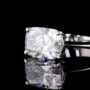 Anillo de Compromiso Solitario con Corte Brillante de 5.00 Ct, Chapado en Oro de 14K, con Certificado IGI, Anillo de Lujo para Mujer, Clásico - Product Image 2