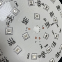 Carte de circuit imprimé LED RGB 5050 12V DC 23W Diamètre 140mm Ra 80 CRI Modules LED pour piscine en aluminium