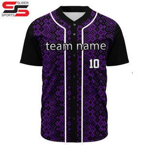 Camiseta de Béisbol Juvenil Sublimada, 100% Poliéster, con Logotipo Personalizable, Precio de Fábrica - Product Image 5
