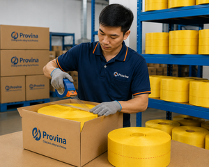 Cinta de Poliéster para Fabricación de Eslingas de Elevación de 4 Pulgadas, Durabilidad Prolongada para Manipulación de Materiales, Suministro de Fábrica OEM - Product Image 2