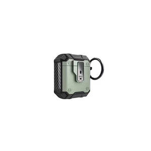 Étui pour Air-Pods Netzy avec bouton, résistant aux chocs, en TPU vert, étui de protection pour écouteurs - Product Image 4