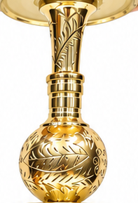 Cachimba de Lujo Inspirada en Trofeos de Fútbol Africanos, Cachimba de Cobre Dorado Personalizada, Pipa de Shisha Hecha a Mano con Diseño Egipcio - Product Image 3