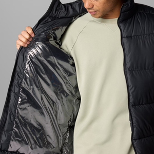 Veste d'extérieur respirante à capuche en toile pour homme, col montant, personnalisée, vente en gros - Product Image 4