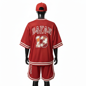 ชุดเซ็ตผู้หญิงผ้าตาข่ายพรีเมียม ระบายอากาศได้ดี โพลีเอสเตอร์ตาข่ายสีขาว แต่งแถบสีตัดกัน พร้อมโลโก้แบบรีดร้อนตามสั่ง ชุดผู้หญิงผ้าฝ้าย 100% - Product Image 2