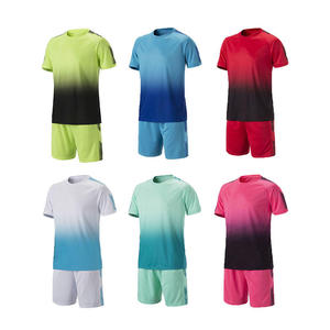 Conjunto de Uniforme de Fútbol Personalizado para Niños, Transpirable, Camiseta de Fútbol de Poliéster de 320g, Diseño a Rayas, Ropa de Equipo al por Mayor - Product Image 6