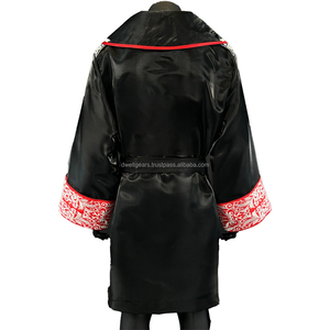 High Quality <b>Boxing</b> Entrance <b>Robe</b> Custom Athletic Fight Wear Hooded Walkout Apparel - Product Image 2