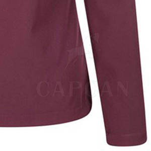 Chaqueta Softshell de invierno para mujer con bolsillos delanteros, diseño adelgazante, cómoda decoración de botones de Color personalizado, patrón sólido - Product Image 5