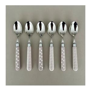 Juego de cubiertos de metal de color plateado de buena calidad, precio al por mayor, de 8, tamaño y forma personalizados para el hogar, Hotel, restaurante, utensilios de cocina - Product Image 4