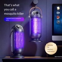 Lampe anti-moustiques électrique à détection de lumière, piège à insectes UV mural, veilleuse à faible rayonnement pour chambre et extérieur