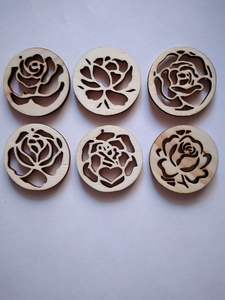 MODERN FRIENDLY Squarestone MDF HARDBOARD COASTER Tradición única CustomCoaster Cork Back Posavasos promocional - Product Image 6