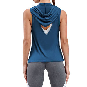 Sudaderas con capucha sin mangas para hombre de moda más populares Sudaderas con capucha sin mangas Muscle Fitnesst más vendidas para hombres Básicos Mezcla de algodón - Product Image 4