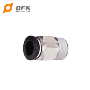 Connecteur pneumatique haute pression DFK Industrial Corp. Raccord de tube PU mâle droit - Product Image 4