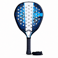Raqueta de Pádel Personalizada, Fibra de Carbono 3K, Núcleo de EVA, Forma de Diamante/Lágrima, Fabricación OEM, Venta al Por Mayor, MOQ Bajo, 38mm, Profesional