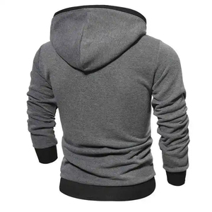 Nouveau design – Sweat à capuche d'hiver personnalisé en molleton épais 400g, coupe oversize et carrée, anti-boulochage, 100% coton pour homme - Product Image 2
