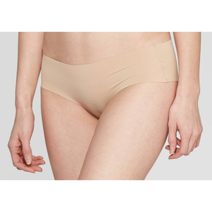 Slip G-string da donna Auden a vita alta/media, taglio cheeky, con bordo sottile invisibile, colore Pearl Tan, taglia L - Product Image 2