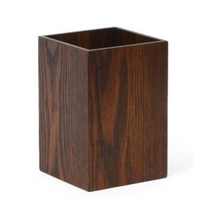 Porte-couverts décoratif de table design fabuleux porte-couverts en bois à 2 sections pour accessoires de cuisine et de table - Product Image 2