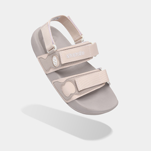 Sandales Platy 7 à brides horizontales pour femme en rose avec semelle légère en EVA - Product Image 4