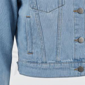 Veste en jean pour femme, style décontracté, manches longues, vêtements en vrac, tendance, vêtements d'extérieur décontractés, couleur personnalisée - Product Image 5
