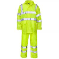 Conjunto de Traje Impermeable y Cortavientos de 2 Piezas con Cierre, Transpirable y Duradero, a Precios Económicos, 100% Poliéster