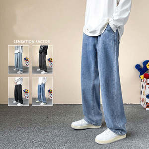 Premium Hombres Regular Fit Straight-leg Jeans Denim Vintage Hip Hop 100% Algodón Ecológico Elegante Cómodo Durable Todos los días - Product Image 2