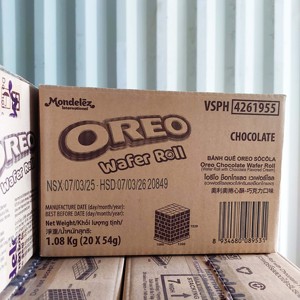 Oreo Wafer Roll Chocolate & Vanilla 54g Galleta Crujiente en Caja - Producto Vietnamita de Alta Calidad - Product Image 5