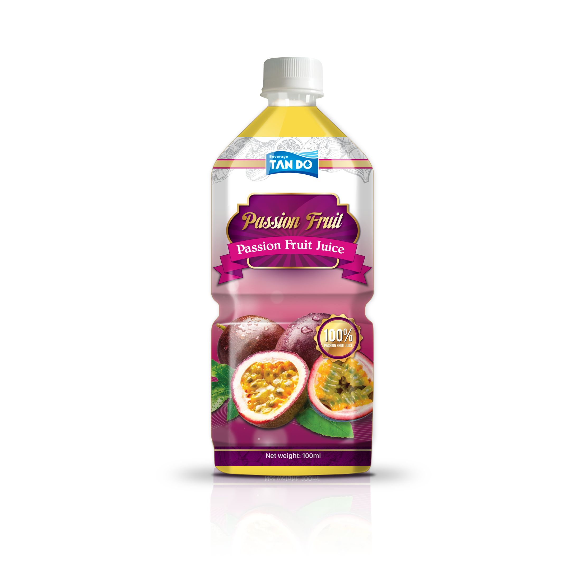 Bouteille de 500ml de boisson de jus de fruits tropicaux en conserve ajoutant de la pulpe Fabrication du Viet Nam-Marque privée OEM Tan Do Beverage