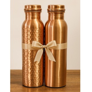 ขวดน้ำทำจากทองแดงคุณภาพเยี่ยมเพื่อสุขภาพ - Product Image 3