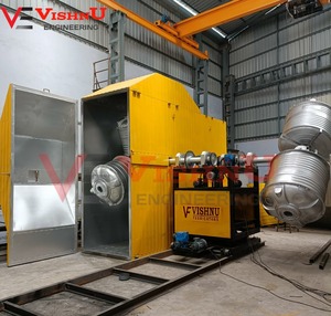 Máquina de rotomoldeo biaxial de dos brazos de ingeniería Vishnu Máquina de moldeo rotacional de producción de tanques sépticos y agua - Product Image 4