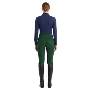 Proveedor de Conjuntos de Pantalones y Culotes de Equitación para Mujer, Personalizados, con Estiramiento en Cuatro Direcciones, Spandex/Poliéster, Estampado de Leopardo - Product Image 3