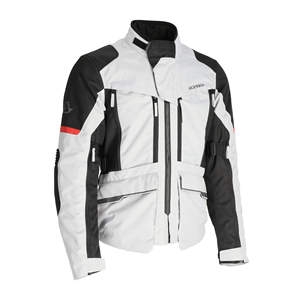 Chaqueta Acerbis X-ROVER CE, Cortavientos y Transpirable, de Cuero Vacuno, para Motociclismo, con Protectores Homologados, Incluye Nombre del Equipo de Carreras - Product Image 1