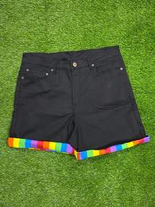 High Quality Women's Casual Gym <b>Shorts</b> with Flat Front Drawstring Fleece Cotton <b>Sweatpants</b> Custom Logo BD - Product Image 4