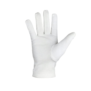 Gants maçonniques pas chers de qualité supérieure Vente en gros Gants maçonniques Regalia en pur coton Gants de chevaliers maçonniques en coton blanc - Product Image 6