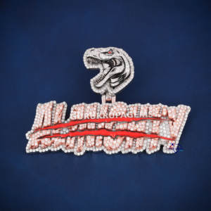 สร้อยคอเพชรโมอิสสีเงินสเตอร์ลิง925ใสแบบมี VS1ฮิปฮอปออกแบบได้ตามต้องการ - Product Image 1