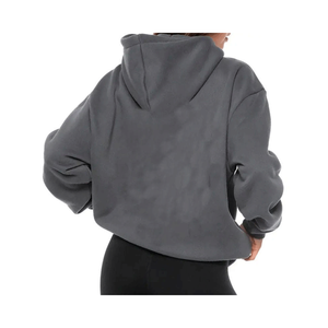 Sudaderas con capucha de gran tamaño de algodón grueso en blanco liso de alta calidad, sin cuerda, muestra gratis, Logo, Sudadera con capucha de talla grande para hombre - Product Image 4