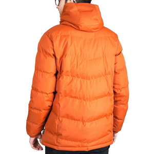 Veste d'hiver matelassée élégante pour homme à capuche coupe-vent avec tissu imperméable personnalisable OEM ODM en gros - Product Image 2