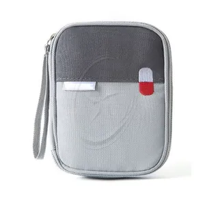 Mini Medicine Storage Bag Camping Emergency Survival Bag Portable First Aid Medical Kit Travel Outdoor Camping Pill Case