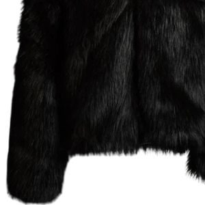 Manteau en fourrure pour femmes, hiver, manches longues, veste chaude en peluche, surdimensionné, streetwear de luxe, vêtements d'extérieur, manteau d'hiver unisexe, mode d'hiver, chaud - Product Image 5