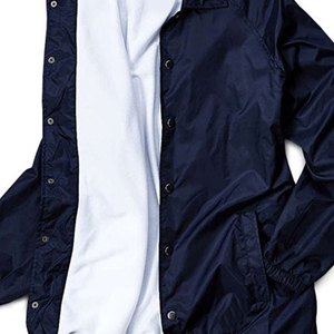 แจ็กเก็ตแฟชั่นสไตล์โค้ชสำหรับผู้ชายเสื้อผ้าแนวสตรีทน้ำหนักเบาแขนยาวใส่สบายเล่นกีฬาลำลองใส่ได้ทุกวัน - Product Image 6