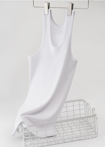 High Quality <b>Men's</b> Gym <b>Tank</b> <b>Top</b> Singlet Pack of 3 Blank <b>Black</b> White Gray Ribbed Polyester Knitted Weaving Method - Product Image 3