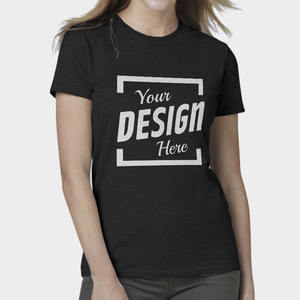 Camisetas de manga corta con cuello redondo para mujer de algodón 100%, Camisetas Básicas de manga corta suave de piel sólida de verano - Product Image 5