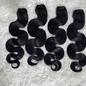 ขายส่ง100% จริงธรรมชาติผม Remy สีดำร่างกายคลื่นเวียดนามมนุษย์ผมรวมกลุ่ม - Product Image 4