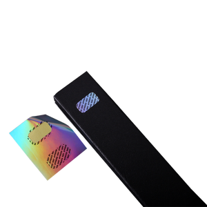 Autocollants personnalisés en vinyle holographique durable découpés à la forme pour l'emballage alimentaire, les boîtes à sandwich, les salades, les collations et les étiquettes de préparation des repas - Product Image 4