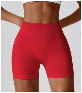 Taille haute Yoga Shorts Fitness vêtements de sport femmes sans couture Scrunch bout à bout Gym course entraînement Yoga femmes Biker Shorts - Product Image 1