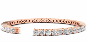 Premium 5,00 Ct Lab Grown Tennis Bracelet 14K Gold para mujeres y hombres Fábrica al por mayor Pulseras y brazaletes de diamantes - Product Image 4