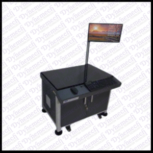 Mesa de Equipos de Metrología de Precisión Antivibración Dynemech Elegante con Acero al Carbono y Hierro Fundido de 300 kg para Rondcom Nex P-63 - Product Image 3