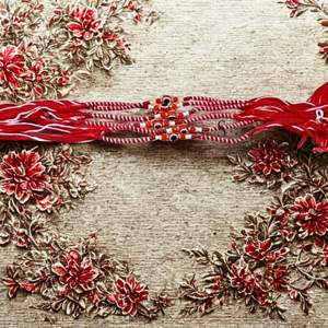 Raksha Bhandhan Designer spécial Eye Moti Work Rakhi's pour Bhaiya et Bhabhi Wear Rakhis (lot de 12 ), Lot en vrac de Rakhi - Product Image 1